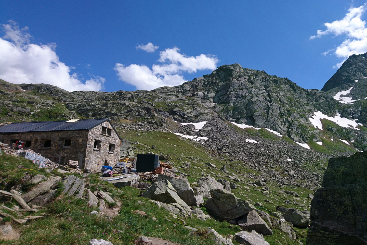 Binntalhütte - Objekte im Bau