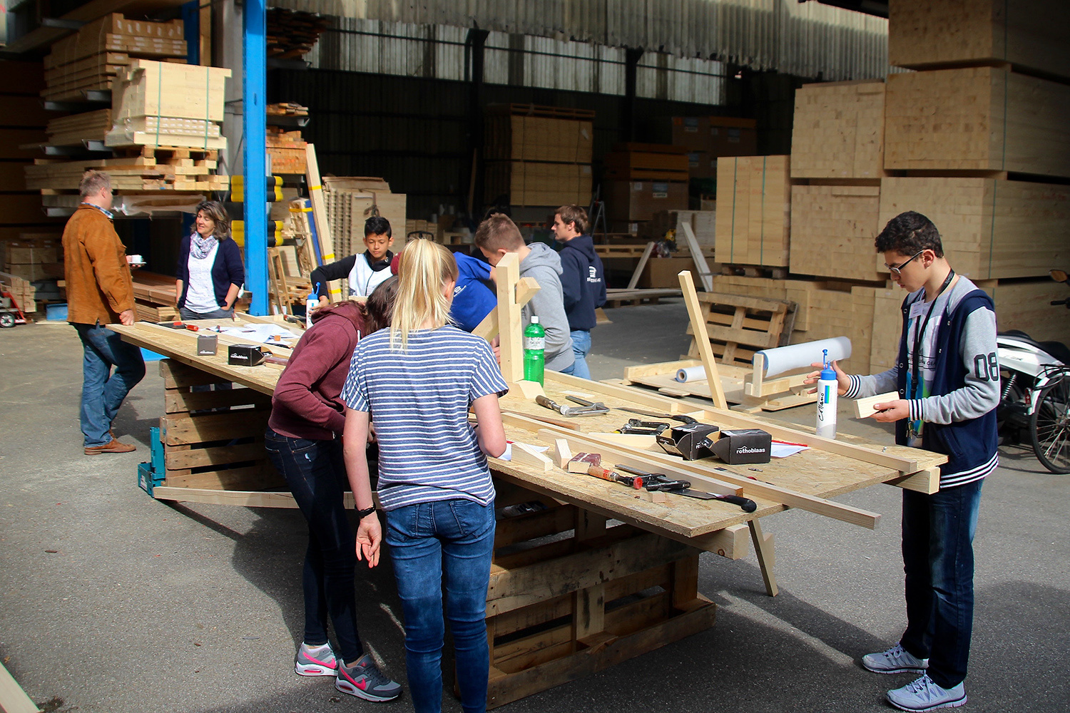 Berufstour bei Beer Holzbau