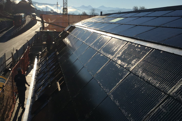 Montage PV-Anlage Haus 6 - Die Bauzeit in Bilder