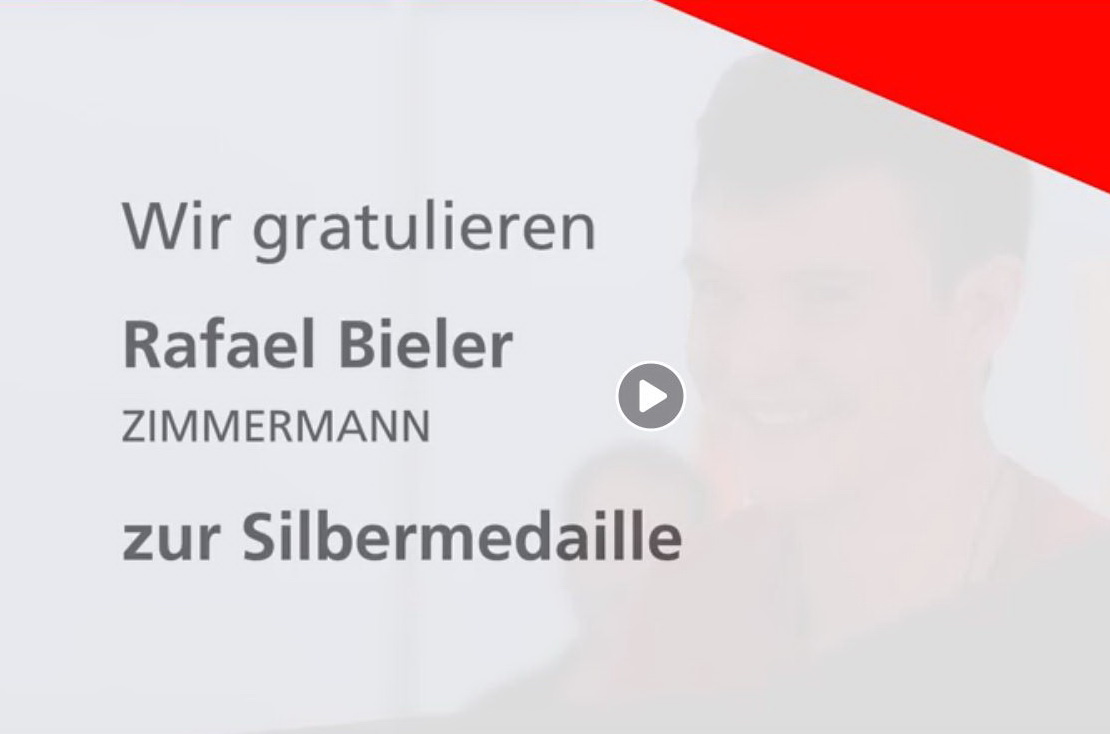 Gratulationsvideo - Vizeweltmeister Rafael Bieler